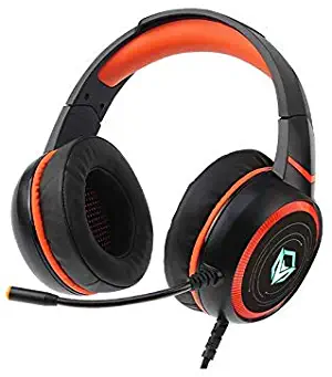 Meetion Gaming Headset with Sound Blaster and Omni-Directional Microphone, Adjustable Size, Noise-Canceling Mic, Gold-Plating USB