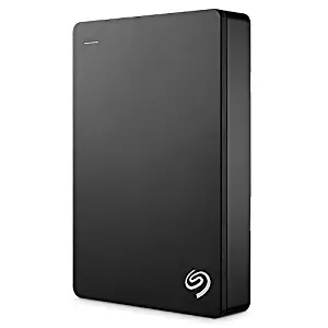 Seagate Backup Plus Portable External Hard Drive 4TB USB 3.0, Black + 2mo Adobe CC Photography (STDR4000100)