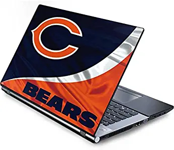 Skinit Decal Laptop Skin for Generic 17in Laptop (15.2in X 9.9in) - Officially Licensed NFL Chicago Bears Design