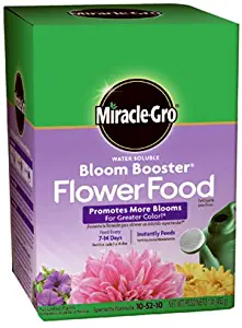 Miracle-Gro 1-Pound 1360011 Water Soluble Bloom Booster Flower Food, 10-52-10, 1 Pack