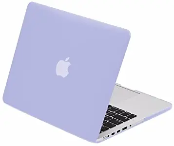 TOP CASE - Classic Series Rubberized Hard Case Compatible MacBook Pro 13.3" (13" Diagonally) with Retina Display (Old Gen. 2012-2015) Model: A1425 and A1502 - Serenity Blue