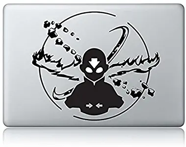 HVD - Aang Avatar (V4) The Last Airbender Apple Macbook Decal Vinyl Sticker Apple Mac Air Pro Laptop Sticker