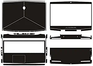 Special Laptop Black Carbon Fiber Vinyl Skin Stickers Cover for 2018-2019 Alienware M15 R1 15.6"