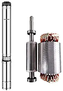 SCHRAIBERPUMP 4" Deep Well Submersible Pump 2HP, 230v, NEW EXCLUSIVE AXIAL LOAD DESIGN, 117'head, 63PSI max, 70GPM, 2wire, Thermal Protection, stainless steel, impregnated winding INCLUDES SPLICE KIT