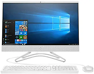 HP All-in-One 23.8" Touchscreen FHD IPS-WLED Backlit Display Premium Desktop | Intel Core i5-8250U Quad-Core | 8GB DDR4 | 1TB 7200RPM HDD | Include Wired Keyboard & Wired Mouse | Windows 10 | White