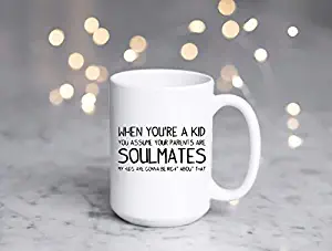 The Office Mug, Soulmates, Love mug, Jim and Pam, Michael Scott, Office Quotes, I love you mug, Pam Beasley, Jim Halpert