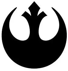 So Cool Stuff Star Wars Black Sticker Decal Rebel Alliance Black Car Window Wall MacBook Notebook Laptop Sticker Decal