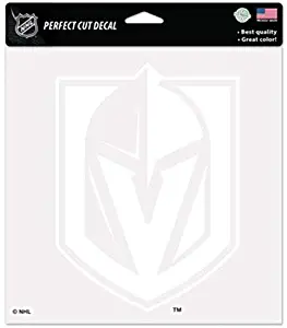 WinCraft NHL Las Vegas Golden Knights Logo 4" x 4" inch Outdoor White Decal