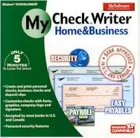 BRAND NEW Mysoftware My Software Checkwriter Home Busines Create Print Personal Checks Deposit Slips