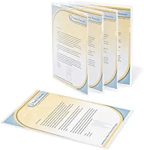 Office Depot Poly Project View Folders, Letter Size, Clear, Pack of 10, 741341