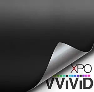 VViViD Matte Black Vinyl Wrap Adhesive Film Air Release Decal Sheet (18 Inch x 60 Inch)