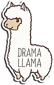 Drama Llama Sticker Cute Stickers Waterbottle Sticker Tumblr Stickers Laptop Stickers Vinyl Stickers