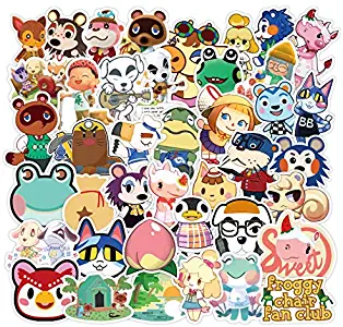 Popular Game Sticker, 101pcs Animal Crossing Stickers Water Bottles - Cute, Waterproof, Aesthetic, Trendy Stickers for Teens, Girls Perfect for Water Bottle, Laptop, Phone, Travel