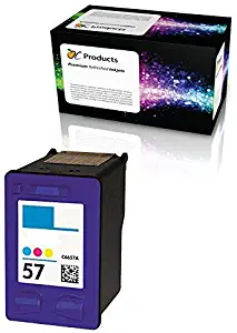 OCProducts Refilled HP 57 Ink Cartridge Replacement for HP PSC 1315 PSC 2410 PSC 1110 PSC 2175 Officejet 6110 Deskjet 450 PhotoSmart 7150 7260 Printers (1 Color)