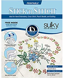 Sulky Stick N Stitch stabilizer