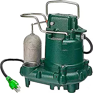 Zoeller M63 Premium Series 5 Year Warranty Mighty-Mate Submersible Sump Pump, 1/3 Hp