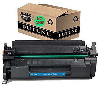 FUTUNE Compatible (NO CHIP) Toner Cartridge Replacement for 58A CF258A 58X CF258X Toner Cartridge for Use in Laserjet Pro 404 M404n M404dw MFP M428 M428dw M428fdn M428fdw Printer (Black, 1-Pack)