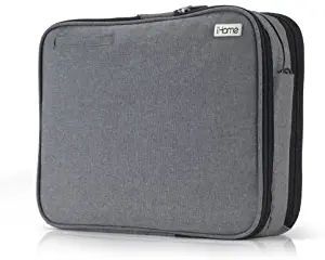 iHome Smart Brief: 13 inch Laptop Briefcase for Mac, Heathered Grey