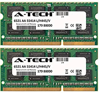 A-Tech 16GB KIT (2 x 8GB) For HP-Compaq EliteBook Series 2170p 2560p 2570p 2760p 8460p 8460w 8470p 8470w 8560p 8560w (Quad Core) (4 Slots) 8570p 8570. SO-DIMM DDR3 NON-ECC PC3-12800 1600MHz RAM Memory