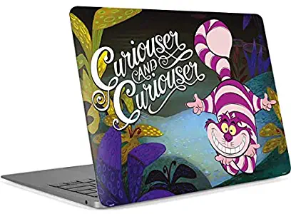 Skinit Decal Laptop Skin for MacBook Air 13in Retina (2018-2019) - Officially Licensed Disney Cheshire Cat Curiouser Design