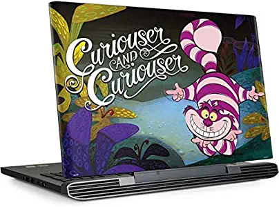 Skinit Decal Laptop Skin for Inspiron 15 7000 (7577) - Officially Licensed Disney Cheshire Cat Curiouser Design