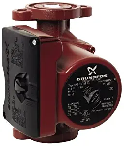 Grundfos UPS15-58FC Cast Iron Circulation Pump with 35.6 Degree Low Temperature