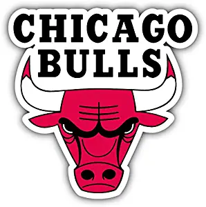 hotprint Bulls Basketball - Chicago Sport Logo Car Bumper Sticker Decal 5'' X 5''