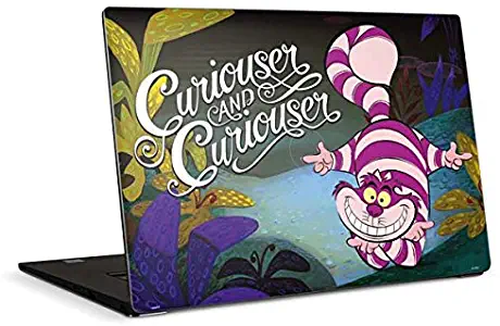 Skinit Decal Laptop Skin for Dell XPS 15in (2017) - Officially Licensed Disney Cheshire Cat Curiouser Design