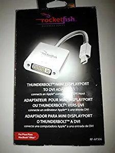 Rocketfish RF-AP306 Mini DisplayPort to DVI Adapter